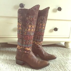 Johnny Ringo Embroidered Boots